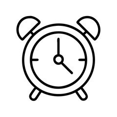 Poster - Alarm clock time wake up morning reminder deadline schedule appointment hour minute second bell
