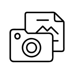 Poster - Camera photo document image photography picture digital design graphic art illustration icon vector