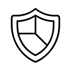 Poster - shield security protection safety guard defense secure icon symbol badge emblem safeguard privacy