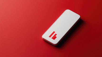 Poster - Mobile device on a minimalist background showing real-time social mentions and brand monitoring tools