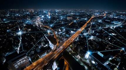 Poster - High-speed internet and cloud computing are key features of the 5G wireless network, which also incorporates advanced connect diagram technology for seamless data storage, online services, and