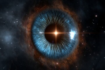 Wall Mural - the helix nebula, also known as ngc 7293, is located in the constellation aquarius