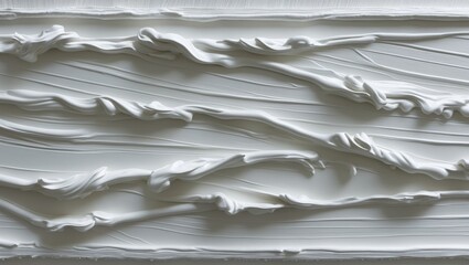 Poster - A painted texture set against a background. Stripes of gouache on canvas.