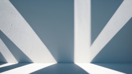 Poster - The blurred light and shadow cast on the wall