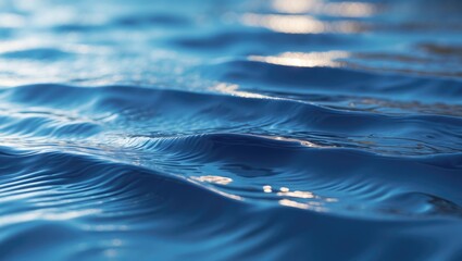 Poster - ripples on the lake texture
