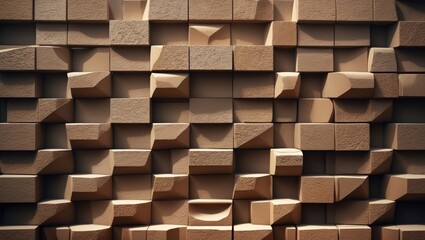 Poster - Stone block walls serving as a background