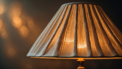 Aufkleber - The lamp in the room serves as the electrical innovation for interior design, creating light and shadow