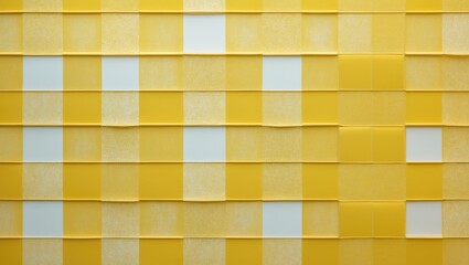 Poster - Japanese gold and white checkered pattern paper texture backdrop
