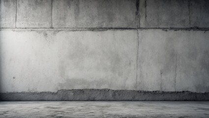Poster - Textured cement backdrop with a weathered white and dirty look