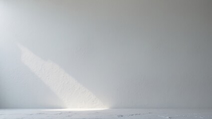Poster - Concrete plaster texture on a white wall
