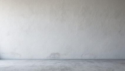 Poster - Background of a white stucco wall.