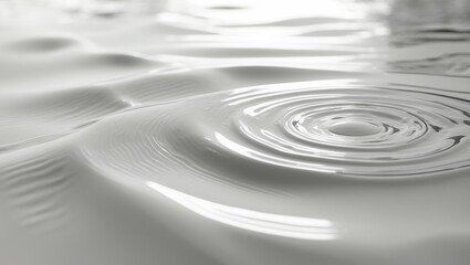 Poster - Abstract background of water waves in a pool. Black and white concept.