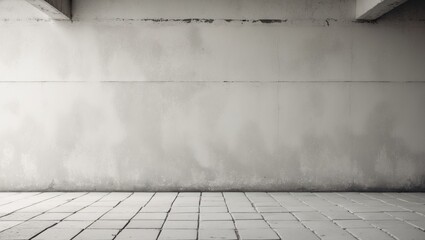 Poster - Retro-inspired pattern of soft concrete flooring for graphics.