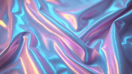 Poster - Blurry Abstract Modern Pastel Holographic Background Design
