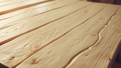Poster - Selective emphasis on textured wood background, surface of brown wood