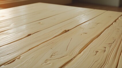 Poster - Focused view of textured wooden backdrop, brown wood surface texture