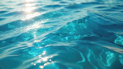 Poster - Stunning Blue Ocean View from Above