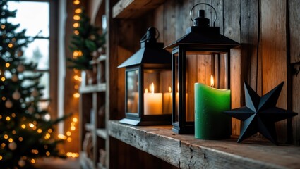 Aufkleber - Two black stars as decor.