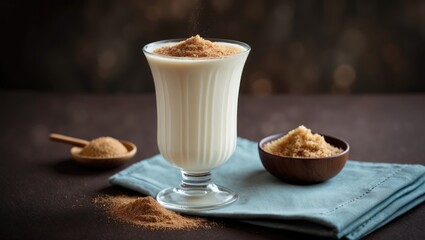 Poster - Savory oatmeal drink available either hot or cold based on choice.