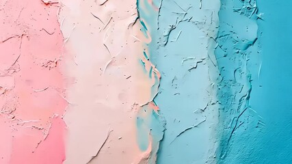 Poster - Explore the beauty of textured painting with soft hues and innovative techniques in a serene studio setting Generative AI