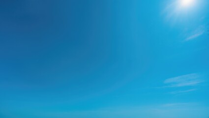 Aufkleber - Stunning blue sky as a decorative backdrop, abstract background