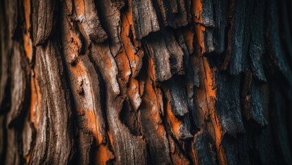 Poster - Texture of Bark on Trees