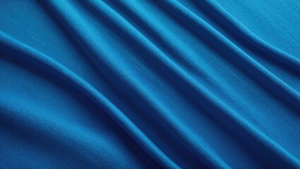 Poster - Stunning abstract, Blue textile pattern of partition wall fabric backdrop. Design features for marketing. Vacant area for text.
