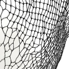 black fishing net texture detail.