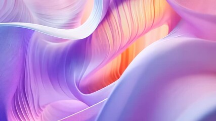 Poster - Explore the enchanting swirls of pastel colors creating mesmerizing patterns at dawn in a vibrant canyon landscape Generative AI