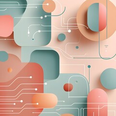 Poster - Modern Userfriendly technology background feature