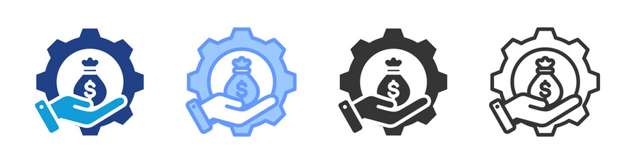 Poster - Incentive icon set multiple style collection
