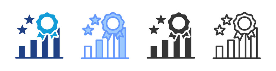 Poster - Utility Level icon set multiple style collection