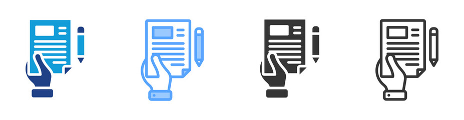 Poster - Take It icon set multiple style collection