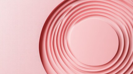 Poster - Light pink background with subtle geometric shadow patterns and spacious design area