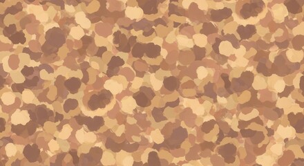 Poster - Abstract painting of brown and beige tones creates a warm background