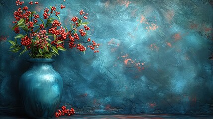 Wall Mural - a 3d-rendered, modern dark home interior with a mock-up wall serves as background