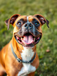 © Ann - Joyful boxer dog with bright eyes