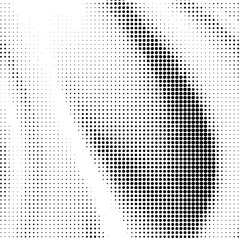 Wall Mural - Grungy halftone pattern. Pixxel art. Black and white vector illustration	