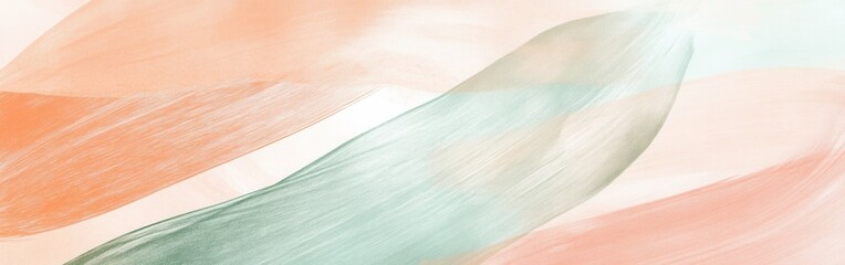 Leinwandbilder - Abstract Watercolor Wash Background with Semi-Transparent Pastel Pencil Strokes for Wall Art