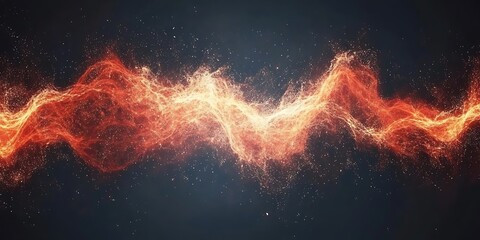 Poster - Abstract Fire Flow Background