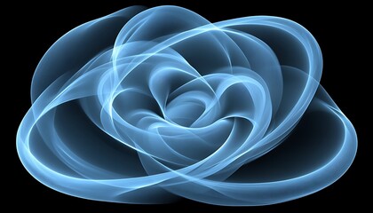 Poster - Abstract swirling light design
