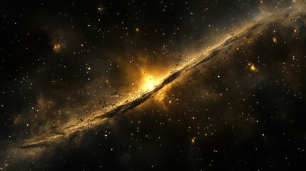Wall Mural - cosmic collision space explosion nebula