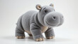 © 24DIY - This adorable plush hippo features soft fabric, round contours, and a cute expression, perfect for kids' toys or nursery decor.