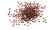 © kageyama - a scattered arrangement of small round brown chocolate or candy pieces on a white background often used in baking or as toppings