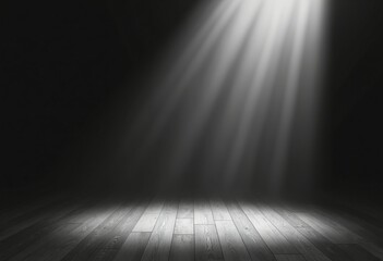 Poster - Backgrounds, Black Color, Spotlight, Light - Natural Phenomenon, Flooring