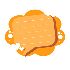 Fototapete - Message bubbles Message frames