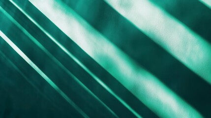 Aufkleber - Abstract teal background with diagonal light streaks and shadows.