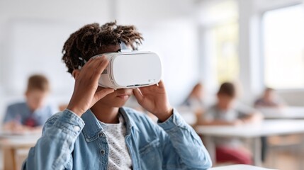 Poster - Digital transformation in education with AI-driven personalized learning and virtual reality classrooms
