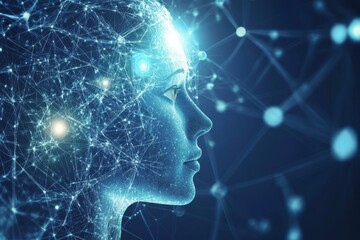 Poster - Exploring the fusion of technology and human consciousness in a digital landscape