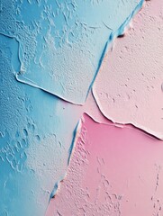 Poster - Abstract pastel texture background with blue and pink hues creating a calming and modern artistic backdrop for design and creative projects